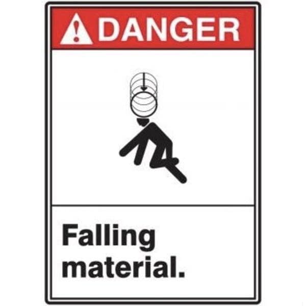 Accuform ANSI DANGER Safety SignS FALLING MRRT105VA MRRT105VA - main